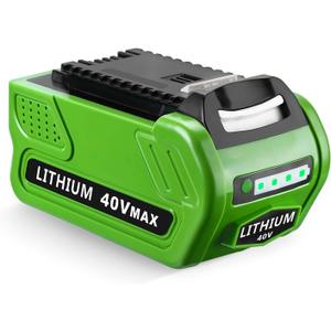 Upgraded 7.0Ah Battery Replacement for Greenworks 40V Battery Compatible with Greenworks 40 Volt Battery G-MAX Cordless Power Tools