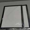 4pcs Self-adhesive Magnetic Photo Frames 30x40cm Black for DIY Crystal Art Display, Easy Peel Stick Frame Set for Home Wall Decoration