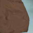 Ulovmi Women's High Waist Wide Leg Pants Tailored Flowy Trousers Casual Work Pants (Brown, XL)
