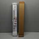 HOTSOON Aluminum Mini Blinds for Indoor Windows Cordless 1In No Holes 100% Privacy Protection L-Shaped Slats Room Darkening Horizontal Window Blinds for Office, Home, White, Custom Size