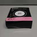 Auxmir 2025 Upgraded 30X Magnifying Mirror with Light, Makeup Mirror with 2-Level Lights, Vanity Mirror with Power Suction Cup and Tweezers, 360 Swivel, Portable Bathroom Mirror for Home Travel