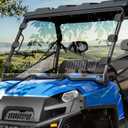 Scratch-Resistant Ranger 570 800 Front Windshield w/ Adjustable Airflow Vent Fits for 2016-2025 Polaris Ranger 570 Full Size, 2010-2016 Ranger 800 6x6 / XP 800 / Crew Accessories, Anti-UV, PC