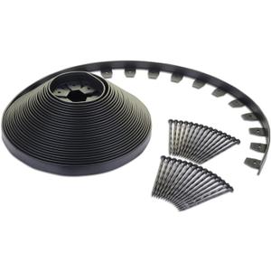 EasyFlex Heavy Duty No-Dig Edging Kit - 100ft., Black