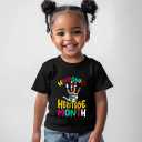Hispanic Heritage Month Shirt Kids National Hispanic Heritage Month T-Shirt for Toddler Boys & Girls, 2T-8T (Black)