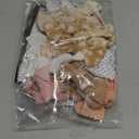 Niceye Baby Hair Clips - 24 Pcs Fully Lined Hair Bow Clips for Fine Hair Cotton Tiny Hair Barrettes for Infants, Toddlers, and Little Girls (Pink)