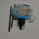 Stars Moon Solar Lights Outdoor - Solar Powered Garden Lights Decorative Crackle Glass Globe Led Waterproof Landscape Lighting for Pathway, Yard, Lawn, Patio