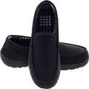 Mens Slippers Moccasins for Men Breathable Memory Foam House Shoes Indoor Outdoor, Size 9