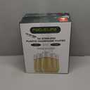 FOCUSLINE 24 Pack 9 Oz Clear Plastic Champagne Flutes, Stemless Plastic Champagne Glasses Clear, Heavy Duty Toasting Glasses, Shatterproof and Disposable Cups Perfect For Any Party