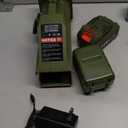 Mxmoonant Fuel Transfer Pump Battery Powered, 10.5GPM Cordless Diesel Transfer Pump Digital Control Self Priming Pump with 2 x 3.0Ah Batteries for Diesel, Kerosene