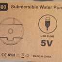 Submersible pet water fountain pump model SMA-800, new