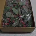 Boao 12 Pcs 11'' Large Christmas Pine Picks Tree Decoration Red Berry Picks and Sprays with Cone Artificial Fake Branches Snowy Floral Flower Holly Pine for Tree Crafts Decor Faux Stem