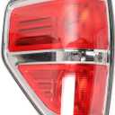 labwork Driver Side Tail Light Replacement for F150 2009-2014 Rear Tail Light Brake Lamp Assembly LH Left Side BL3Z13405B FO2818143