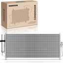 A-Premium Air Conditioning A/C Condenser Compatible with Nissan Sentra 2002-2006 1.8L 2.5L, Replace# 3099, 921104Z010, Naturally Aspirated