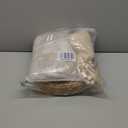 Gandeer 6 Sets Boho Placemats Round Woven Placemats, Cloth Napkins, Wood Bead Napkin Rings, Long Table Runner and Farmhouse Rustic Burlap Cotton for Kitchen Dining Table Home (Khaki B)