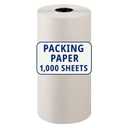 BOX USA Packing Paper Roll 1440'L x 18"W - 1,000 Sheets 17 Long Equivalent - Large White Newsprint for Shipping, Packaging, Storage and Moving Supplies