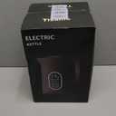 Precision Temperature Control Electric Kettle, 1.7L Smart Kettle with 5 Presets for Tea/Coffee, 100% Stainless Steel, 2H Keep-Warm, 1200W Fast Boil, Cordless, Baby Formula Safe, Black