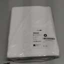 EMOOR Zip Cover for Japanese Futon Mattress PRESSO Full/Full XL Made in Japan 100% Cotton (White), Zipper-Closure Tatami Floor Sleeping Mat Protector