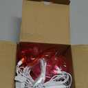8.5Ft Red and Pink Heart String Lights,10 LED 3D Glitter Hearts Plug in Fairy Heart Shape Lights,Connectable Valentine's Day Decorations for Bedroom,Window,Wedding,Anniversary,Indoor Outdoor