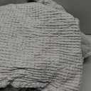 VALUXE Duvet Cover Set King Size 100% Cotton,Light Gray Waffle Weave Soft and Breathable 3 PCs Bedding Set (1 Duvet Cover and 2 Pillow Sham)