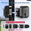 ONNAIS Full Metal RV Keyless Entry Door Lock with Password & Remote, Fits Most Trailers and 5th Wheels, Ideal Gifts for RV Owners