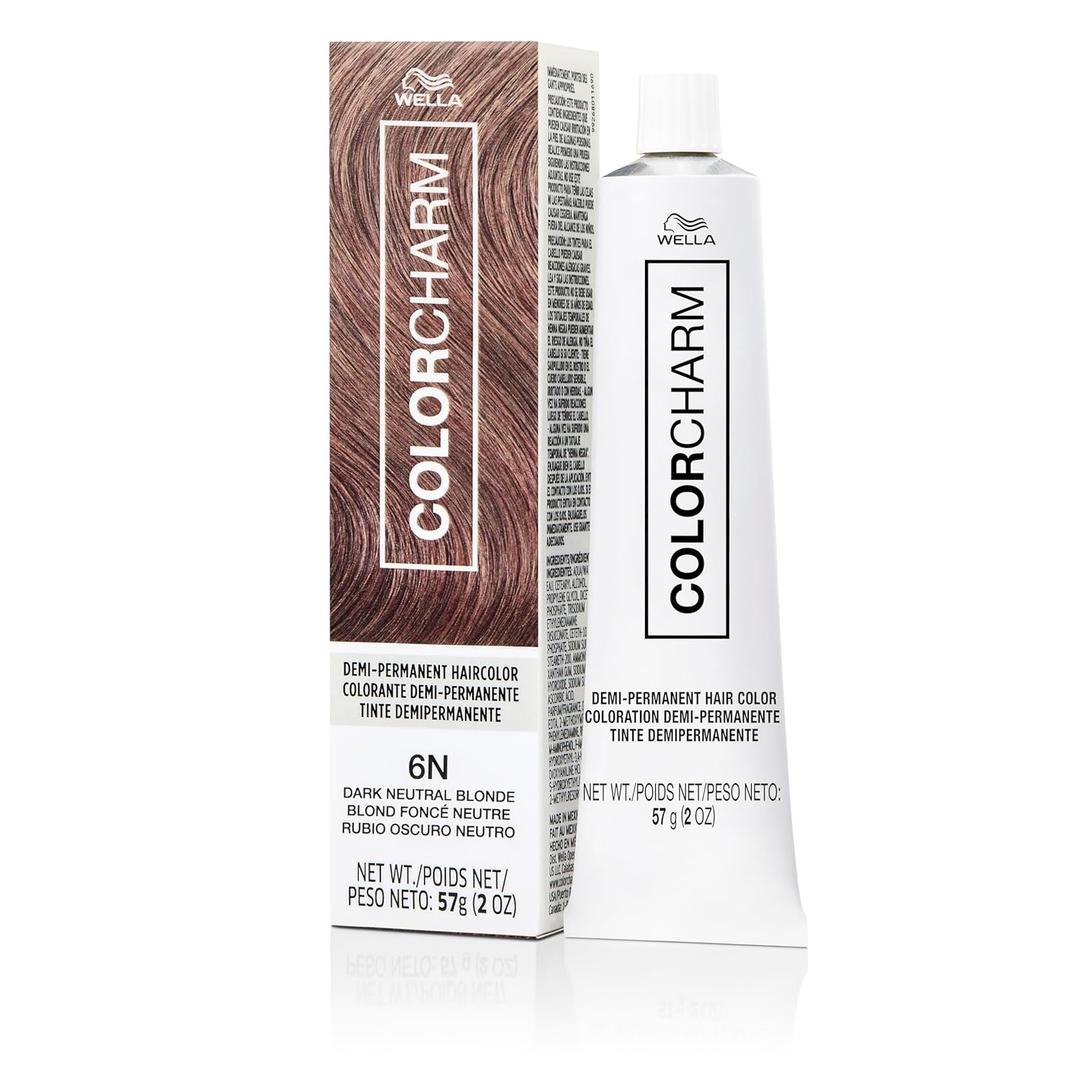 COLORCHARM Demi Permanent Hair Color - Gloss, Refresh & Tone - 2 Fl Oz (6N Dark Neutral Blonde)