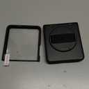 SURITCH for Samsung Galaxy Z Flip7 Case with 360 Rotatable Hand Strap Phone Grip Holder & Invisible Kickstand & Screen Protector, Protective Cover for Flip 7 -Black