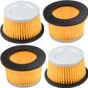 4Pack 30727 Air Filter For Tecumseh H25 H30 H35 H40 H50 H60 AH600 For John Deere AM30900 Cub Cadet TC-30727 488619 Lesco 050113 Replace 30604 128330