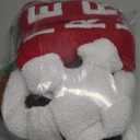 Geelin 5 Pcs Christmas Throw Pillows Gingerbread Christmas Tree Pillows Snowflake Candy Canes Shape Pillows Stuffed Plush Merry Christmas Decorations for Bed Home Sofa Couch Party (Classic)