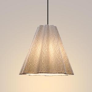 Modern Chandelier, 16" Textured Sofa Fabric Pendant Light for Dining Room, Kitchen, Bedroom, Living Room, Entryway, Soft Ambient Lighting (Black)