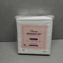 Wakefit 100% Organic Cotton Twin Sheets Set||400TC 4Pc Breathable Bed Set, Dorm Room Essentials with 15 Inch Deep Pocket Fitted Sheet - White