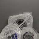 Tangkula 3-Piece Christmas Lighted 3D Snowman Family Decoration, 4.1 FT Pre-Lit Xmas Snowman Set with 270 LED Lights, Indoor Outdoor Christmas Holiday Decoration for Home Lawn Yard Garden