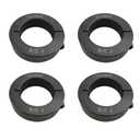 AZSSMUK Single Split Clamp-On Shaft Collars of Metal Material 1-3/4 inch Bore Set Of 4  Screws