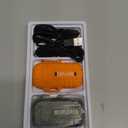 LcFun 2 Pack Waterproof Lighters, Outdoor Windproof Torch Lighters Butane Refillable - NO Buatne, Electric Dual Arc Plasma Lighter USB Rechargeable Matches, Christmas Stocking Stuffers Survival Gifts (Orange+ camouflage)