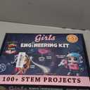 Butterfly EduFields 100+ STEM Projects | Girls Mini Engineering Kit for Ages 8 10 12 15 Years | Ultimate DIY Science Experiments for Kids | Educational Engineering Toys Best Birthday Gift idea