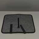 Flat Iron Travel Case Pouch Sleeve Professional Felt Mat Curling Iron Cover Hair Straighteners Case Cover Travel Hair Curler Curling Wand Storage Tyling Tool Pouch (Gray)