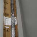 Tension Curtain Rod 43 to 162 Inches (3.6 to 13.5 ft), 1.26" Diameter Spring Adjustable Heavy Duty Long Large Curtains Pole for Windows Door Bathroom Patio Outdoor No Drilling, Black