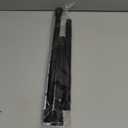 Spring Tension Curtain Rod 28 To 48 Inch Adjustable Expandable Black Tension Rod 7/8" Shower Curtain Rods No Drilling Spring Loaded Curtain Rod for Windows Bathroom Closet Kitchen Bedroom Doorway Door