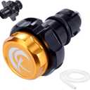 2015+ Ford F150 Raptor/Mustang/Bronco V6 Replacement Oil Drain Plug with Guide Pipe for Efficient Oil Changes, Replace OEM Yellow Plastic Engine Plug BC3Z-6730-A/FT4Z-6730-A/KX6Z-6730-B (HLY26A3)