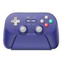 8BitDo Pro 3 Bluetooth Controller for Switch/Switch 2  TMR Joysticks, Swappable ABXY Buttons, Pro Back Buttons, Charging Dock, Hall Effect Triggers, for Windows, Apple, SteamOS, Android - Purple