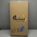 Furinno Turn-N-Tube No Tools 3-Tier Entertainment Center TV Stand for TV up to 32 Inch, Plastic Round Tubes, Columbia Walnut/Black