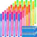 JOYIN 45 Packs Big Bubble Wand Set with Concentrated Solution Refills, 14.6" 9 Colors Giant Bubble Wands for Summer Toy Party Favors Kids Birthday Pool Indoor and Outdoor Activities