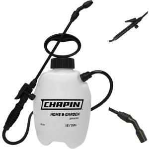 Chapin Pump Sprayer, 1Gallon, Deluxe, Lawn & Garden, Translucent Poly Tank, Ergonomic Handle, Adjustable Cone Nozzle & inTank Filter for Herbicides, Pesticides, Fertilizers & Cleaning Applications