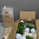 56 Pcs Baby Shower Prizes for Game Winners 6 Sets Bamboo Cheese Board Fork Butter Spreaders Coasters Towel Artificial Potted Plant Thanks Card Gift Bag for Baby Shower Wedding Bridal Shower Favors