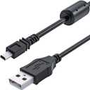Ancable UC-E6 USB Cable, 3-Feet USB Mini-B Universal Digital Camera Data Transfer Cord Charger Cable Compatible for Nikon CoolPix, L, D, P, Series Digital Camera