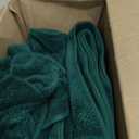 Madison Park 800GSM Bathroom Towel Set of 8 100% Cotton Bath Towel Set for Bathroom Luxurious Highly Absorbent 2 Bath Towels 2 Hand Towels 4 Washcloths Quick Dry Spa Quality Dark Green