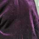 Allegra K Women's Halloween Christmas Office Coat Solid Shawl Collar 1 Button Velvet Blazer (Violet), Size S