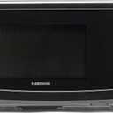 Farberware 1.1 Cu. Ft. Countertop Microwave Oven – 1000 Watts Power, Auto Cook Settings, Defrost, Easy Clean and Child Safety Lock - Black