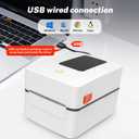 USB Shipping Label Printer, 4x6 Thermal Printer, Compatible with iPhone, Android, Windows, Mac, Amazon, Ebay, UPS, USPS, FedEx, Shopify (M4201)