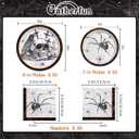 Spider Webs Halloween Party Supplies - Featuring Skull & Spider Themes, All-inclusive Wicked Web Paper Plates and Napkins. Ideal for Halloween Party Decorations, Serve 50 Guests.