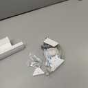 BlindsAvenue Cellular Honeycomb Cordless Polyester Shade, 9/16" Single Cell, Light Filtering, White, Size: 22" W x 48" H